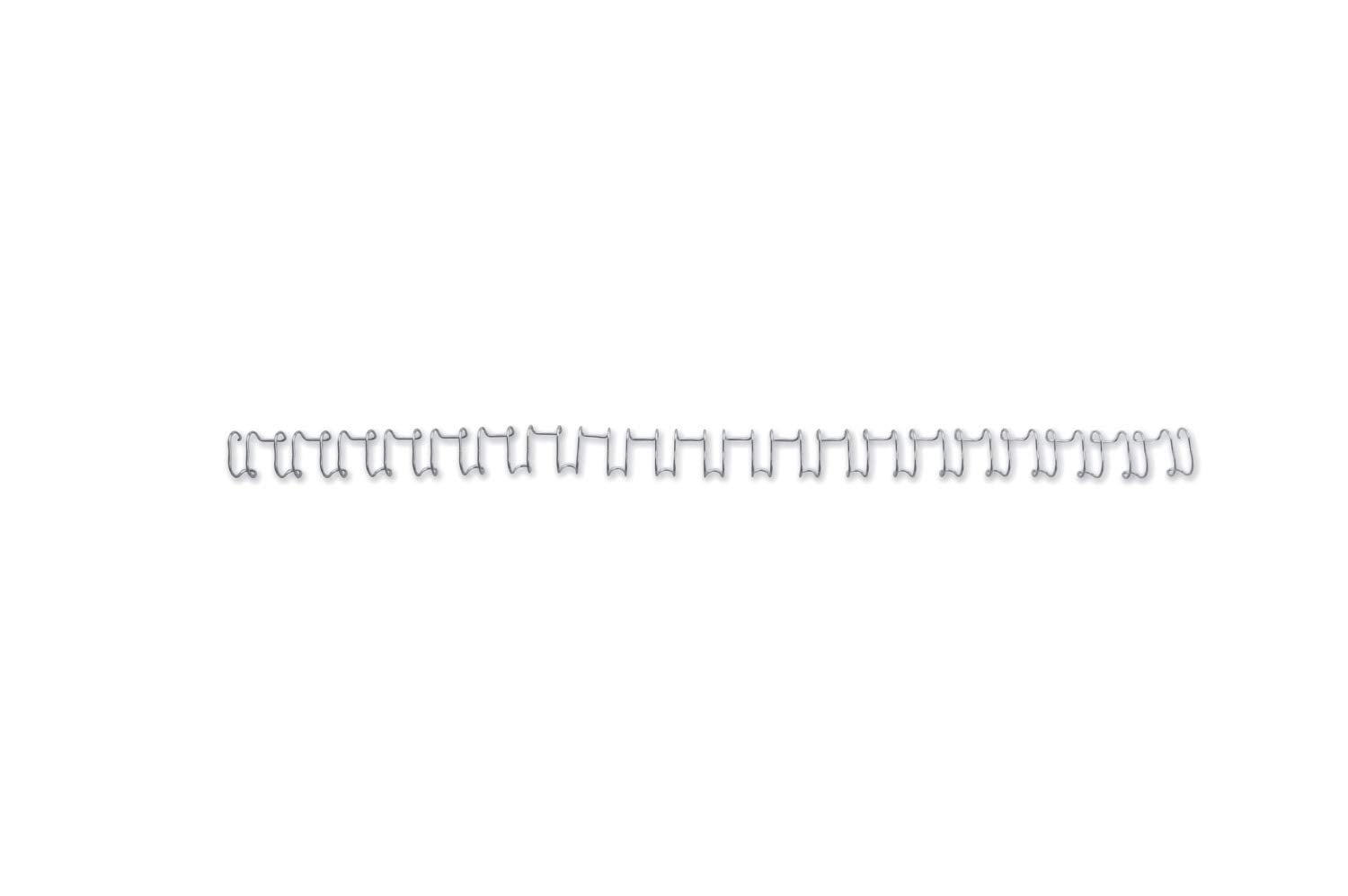 GBC 445516 MultiBind Drahtbinderücken, 10mm, silber, 100 Stück