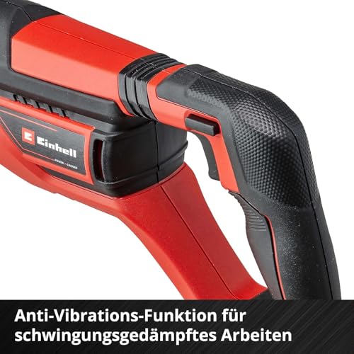 Einhell Akku-Universalsäge TE-AP 18/26 Li-Solo Power X-Change (Li-Ion, 18V, 26 mm Hubhöhe, 18 cm Schnitttiefe in Holz, inkl. Sägeblatt, Lieferung ohne Akku & Ladegerät)