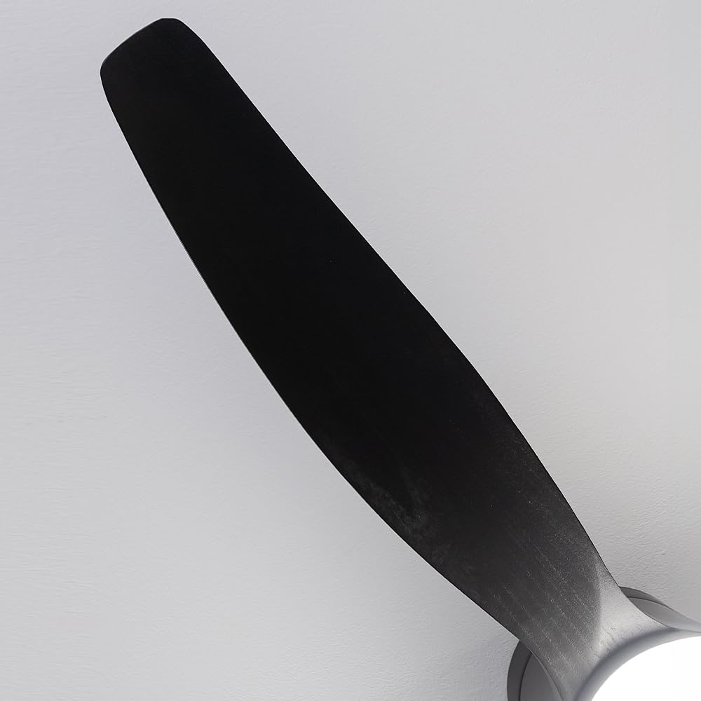 Cecotec - Deckenventilatoren mit Licht EnergySilence Aero 5600 Aqua GoldBlack Connected, 132 cm, 40 W, LED 20W Litch, 3 Flügel, 6 Geschwindigkeiten, Timer, Winter/Sommermodus, Wi-Fi, Goldschwarz