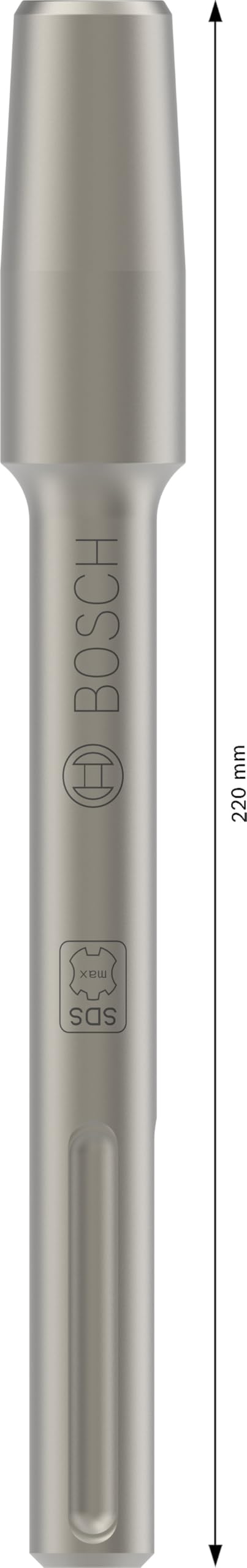 Bosch Professional Werkzeughalter SDS-max für Stocker- und Stampferplatten, 220 mm