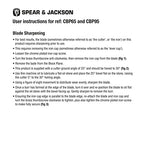 Spear & Jackson CBP95 Tischler-Einhandhobel Nr. 9 1/2