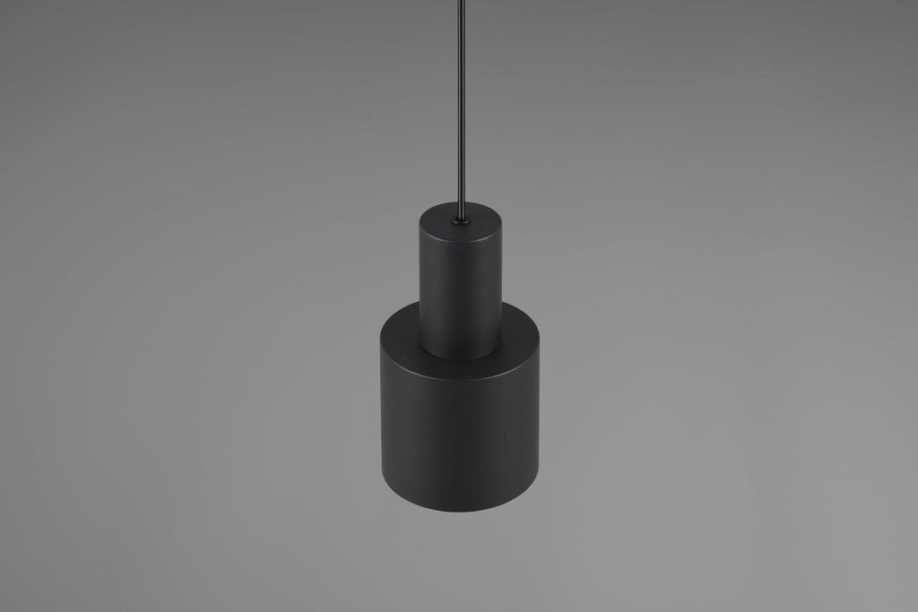 Trio Leuchten Pendelleuchte Agudo 319400132, Metall Schwarz matt, exkl. 1x E27