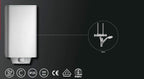 AEG Wandspeicher DEM 100 Basis, Warmwasserboiler 100 Liter, stufenlose Temperaturwahl, Schnellaufheiztaste, 230 V mit Stecker, VDE geprüft, 234199