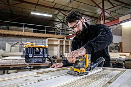 DEWALT DCW200N-XJ 18V XR Brushless 1/4 Blatt Handschleifer (blanke Einheit)