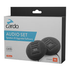 Cardo, 45 MM JBL Dual HD-Kopfhörer-Audio-Kit für Gegensprechanlage, Noir