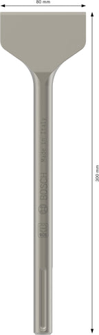 Bosch Professional 1618601019 Fliesenmeißel SDS-max , 300 X 80 mm
