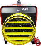Aktobis Starkstromheizgebläse WDH-BGP10S mit 10.000 Watt (400V / 16A) mit Schlauchanschluss