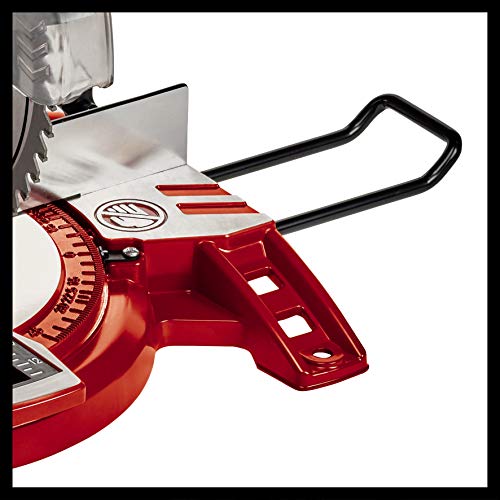 Einhell Kapp-Gehrungssäge TC-MS 2112 (max. 1.600 W, 5.000 min-1, hochwertiges HM-bestücktes Sägeblatt, Drehtisch mit Winkeleinstellung 45° links/rechts)