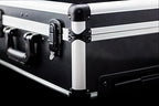 Meister Werkzeugtrolley 156-teilig - Werkzeug-Set-Mit Rollen- Teleskophandgriff/Profi Werkzeugkoffer befüllt/Werkzeugkiste fahrbar /Werkzeugbox komplett mit Werkzeug, Schwarz/Silber, 8971440