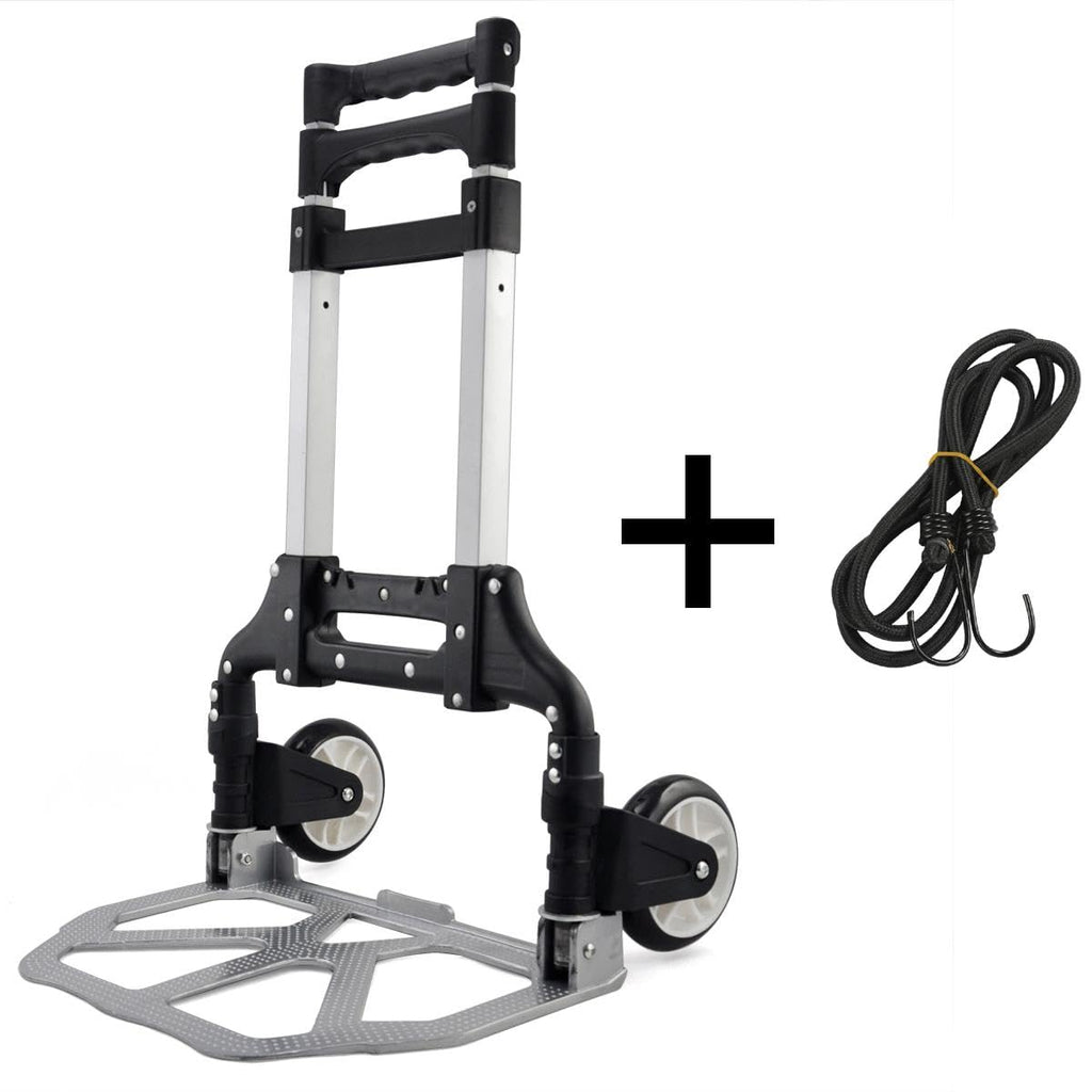Yaheetech Sackkarre klappbar Transportkarre mit Gummiräder Stapelkarre Handewagen mit Anti-Rutsch Handgriff Transportwagen Trolley belastbar bis 75 kg