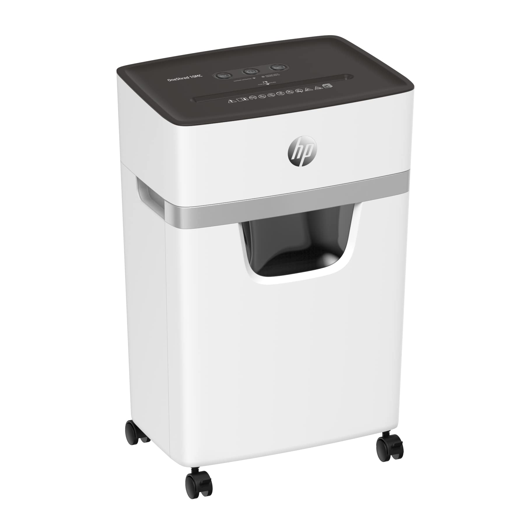 HP OneShred 10MC, Aktenvernichter, Sicherheitsstufe P-5, Micro Cut, 10 Blatt, 2804