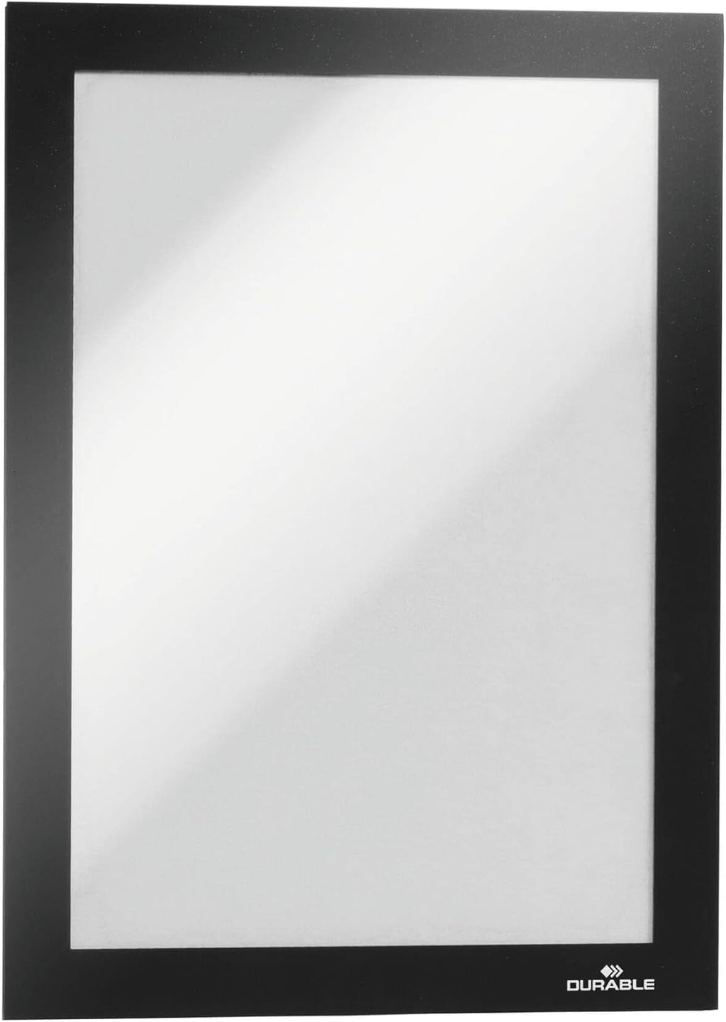 Durable Info-Rahmen Duraframe (A5, selbstklebend mit Magnetverschluss) 10 Stück, schwarz, 488101