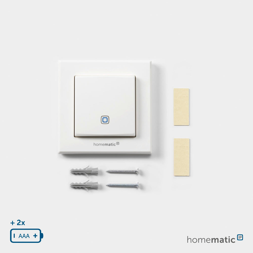 Homematic IP Smart Home Temperatur- und Luftfeuchtigkeitssensor – innen, steuert digital Heizkörper/Fußbodenheizung per App, Alexa, Google Assistant, Temperaturmessung, Energie sparen, 150181A1