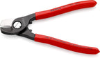KNIPEX Kabelschere mit Kunststoff überzogen 165 mm, 95 11 165