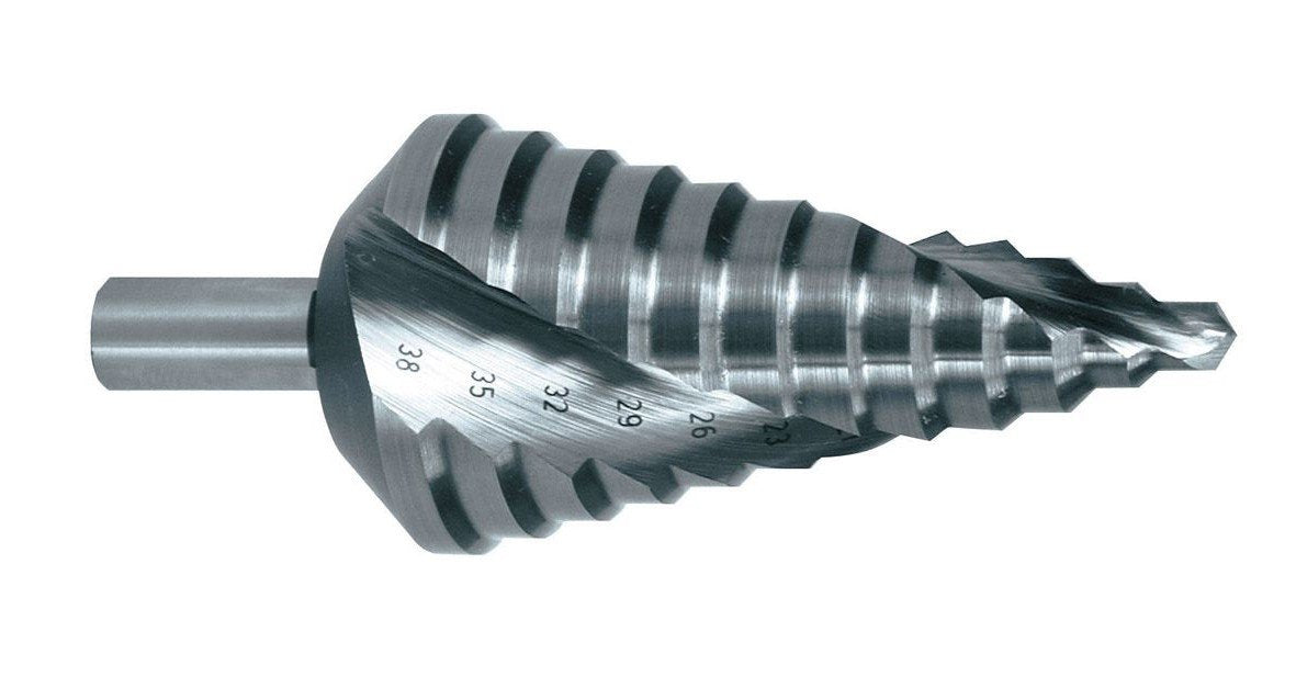 RUKO Stufenbohrer Gr.2 HSS 2 Schneiden Bohrer ø 4.0-30.0 mm