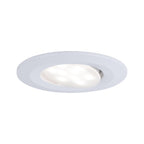 Paulmann 99931 LED Einbauleuchte Calla rund 3er Set incl 3x5.2 W IP65 dimmbar Einbaustrahler Weiß matt Schranklicht Kunststoff Einbaulampe 4000K