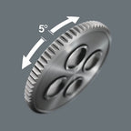 Wera 8100 SA 2 Zyklop Speed-Knarrensatz, 1/4 Zoll metrisch, Schwarz, 42-teilig, 05003533001