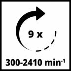 Einhell Säulenbohrmaschine TC-BD (Bis 2410 Min-1, 9 Stufen, Max. Bohrtiefe 50 mm, Einstellbarer Tiefenanschlag, Neig/drehbarer und Höhenverstellbarer Bohrtisch), Mutli, 500 W