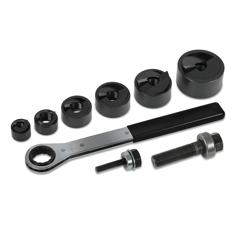 Klein Tools 53732SEN Knockout Punch Set with Wrench by Klein Tools