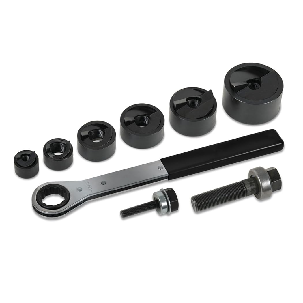 Klein Tools 53732SEN Knockout Punch Set with Wrench by Klein Tools