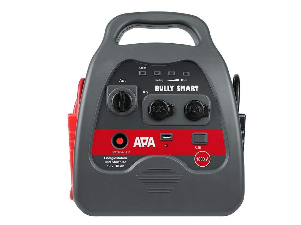 APA 16644 Starthilfe Power Pack Bully SMART, Polzangen isoliert, 12V/1000 A