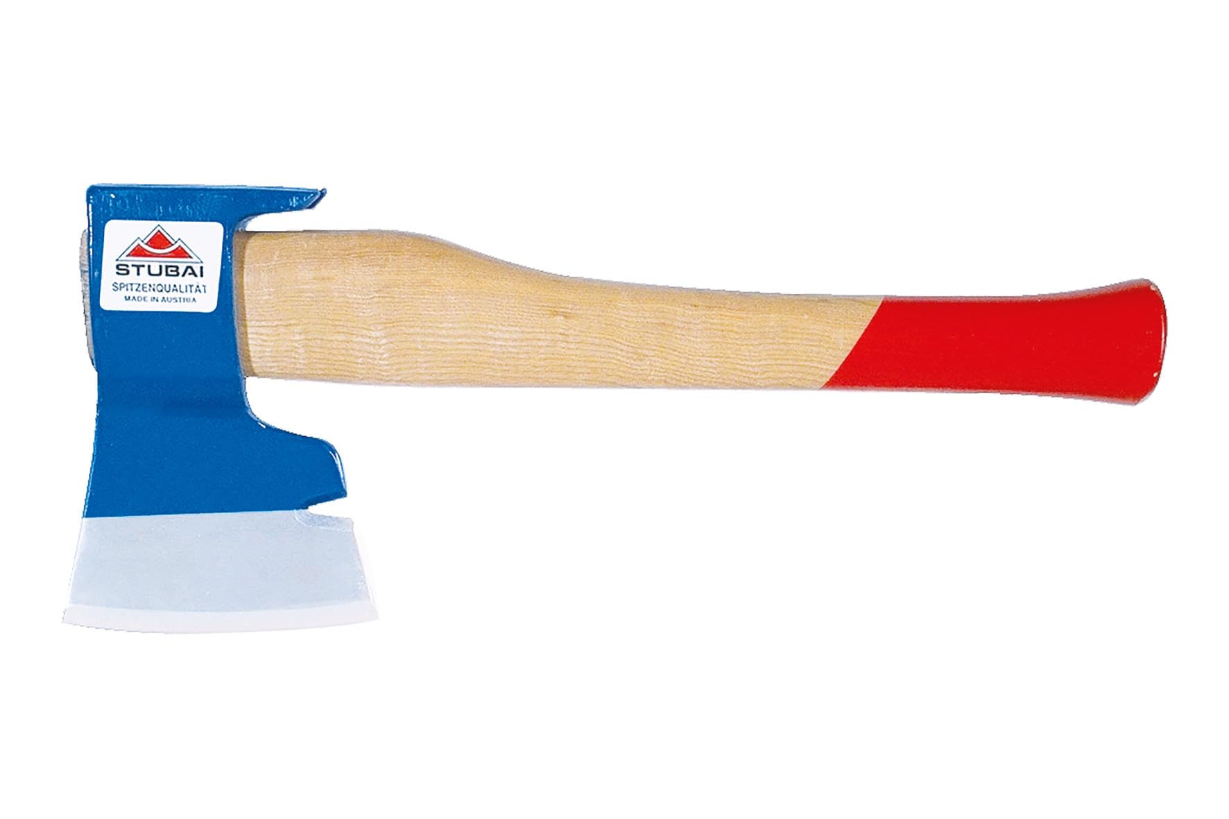 STUBAI Zimmermannsbeil 900 g einreifig rechts | geschmiedet & poliert | Nagelzieher | Eschenstiel 380 mm – Hochwertiges Profiwerkzeug für BAU- und Holzarbeiten.
