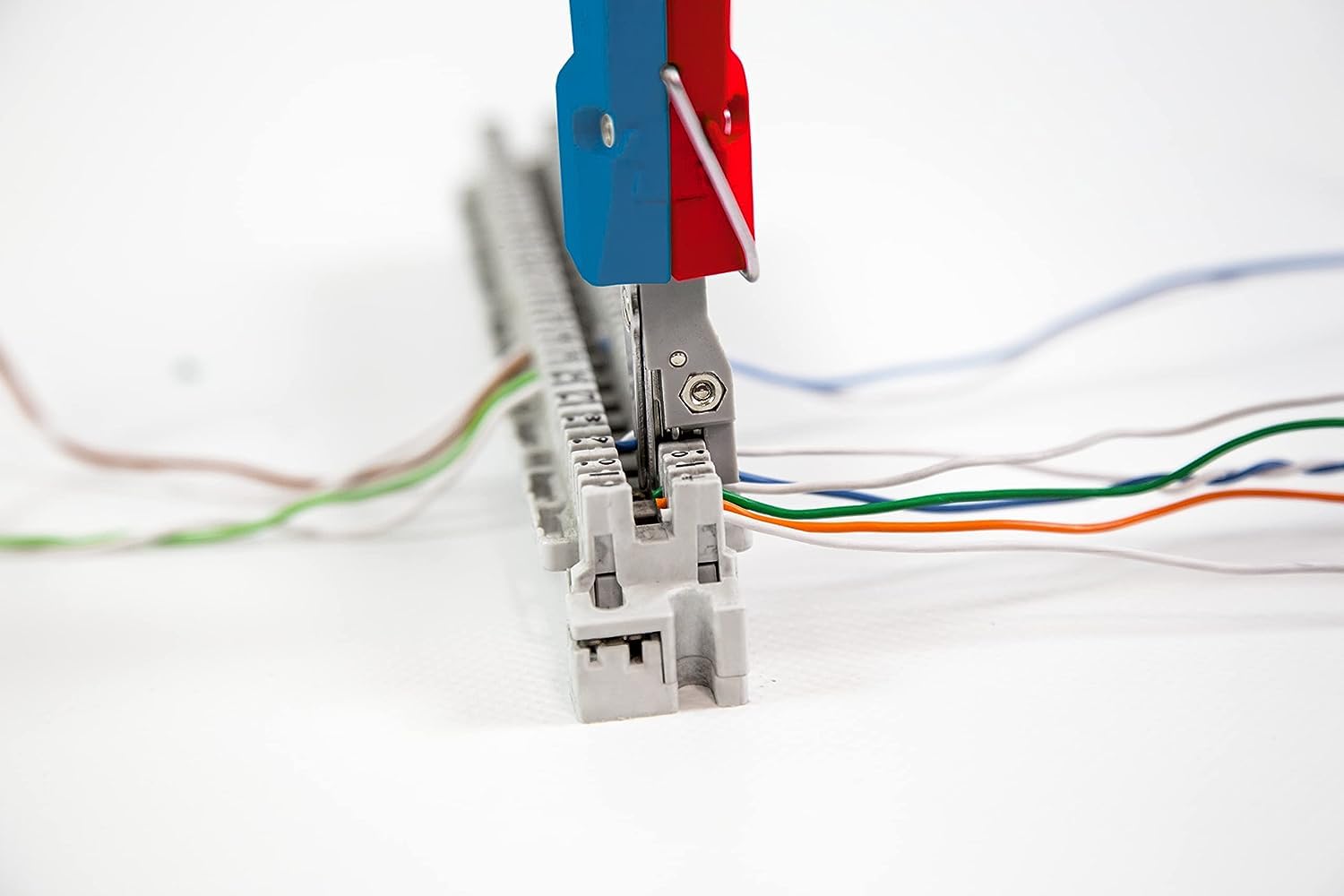 WEICON TOOLS LSA Sensor No. 40 | Anlegewerkzeug mit Sensor zur Beschaltung von LSA-Baureihen, Blau/Rot