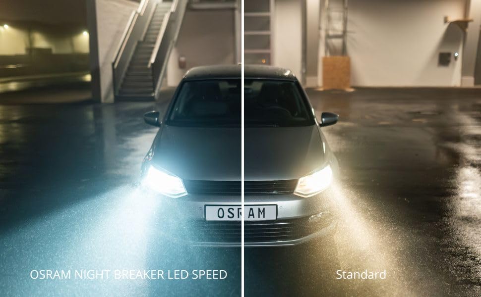 OSRAM Night Breaker LED H7 Straßenzulassung Autofahrerfreundlich Heller Blendungsarm