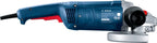 Bosch Professional Winkelschleifer GWS 22-230 J (Leistung 2.200 Watt, inkl. Zweilochschlüssel, Aufnahmeflansch, Spannmutter, Abdeckschutz, Zusatzhandgriff)