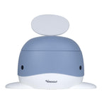 Kindsgut Kinder-Töpfchen, Babytopf WC/Klo, kinderfreundliches Wal-Design und dezente Farben, Toiletten-Training, Taubenblau