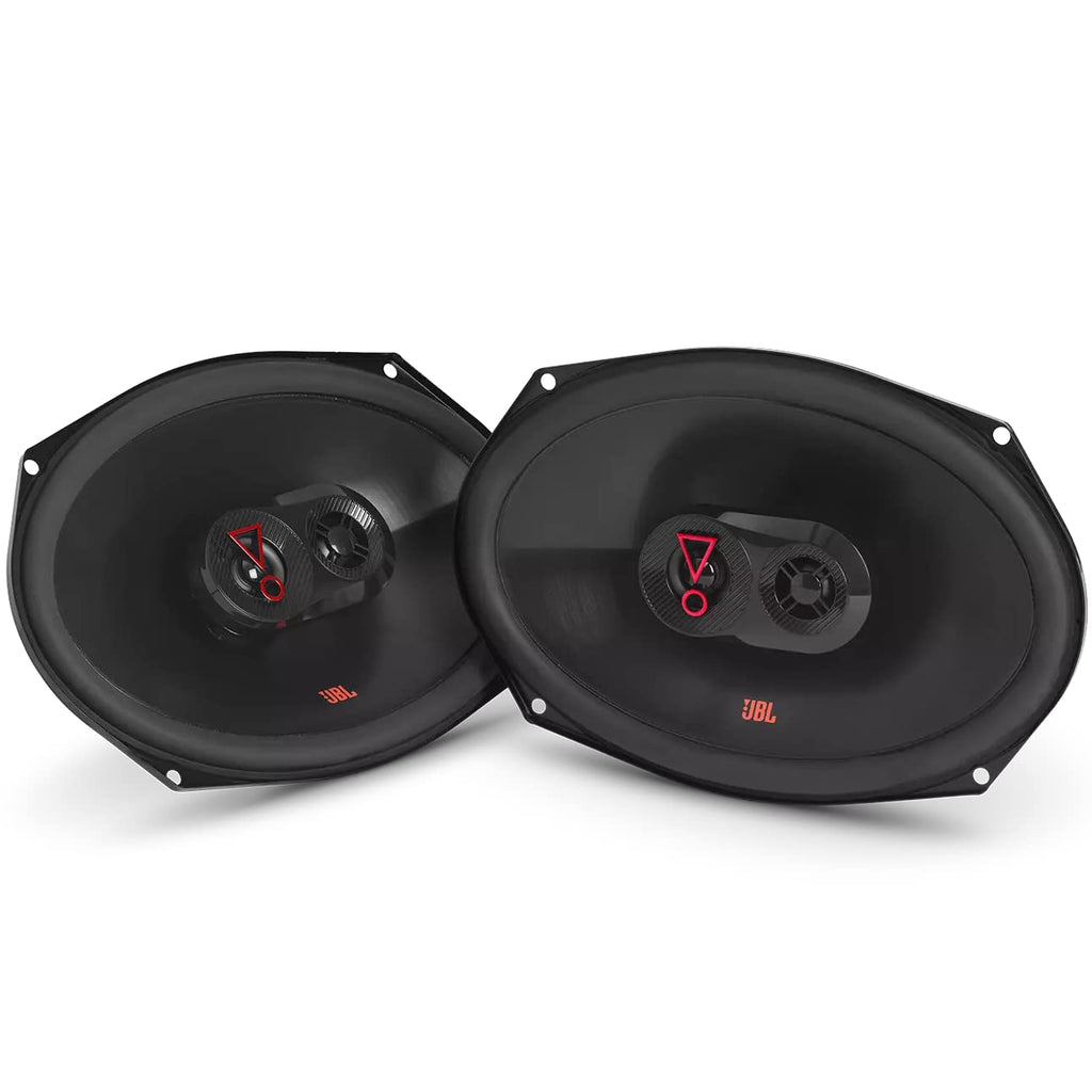 JBL Stage3 9637F 3-Wege Auto Lautsprecher Set von Harman Kardon ohne Gitter - 375 Watt KFZ Ovale Autolautsprecher Boxen - 6" x 9" (152 mm x 230 mm)