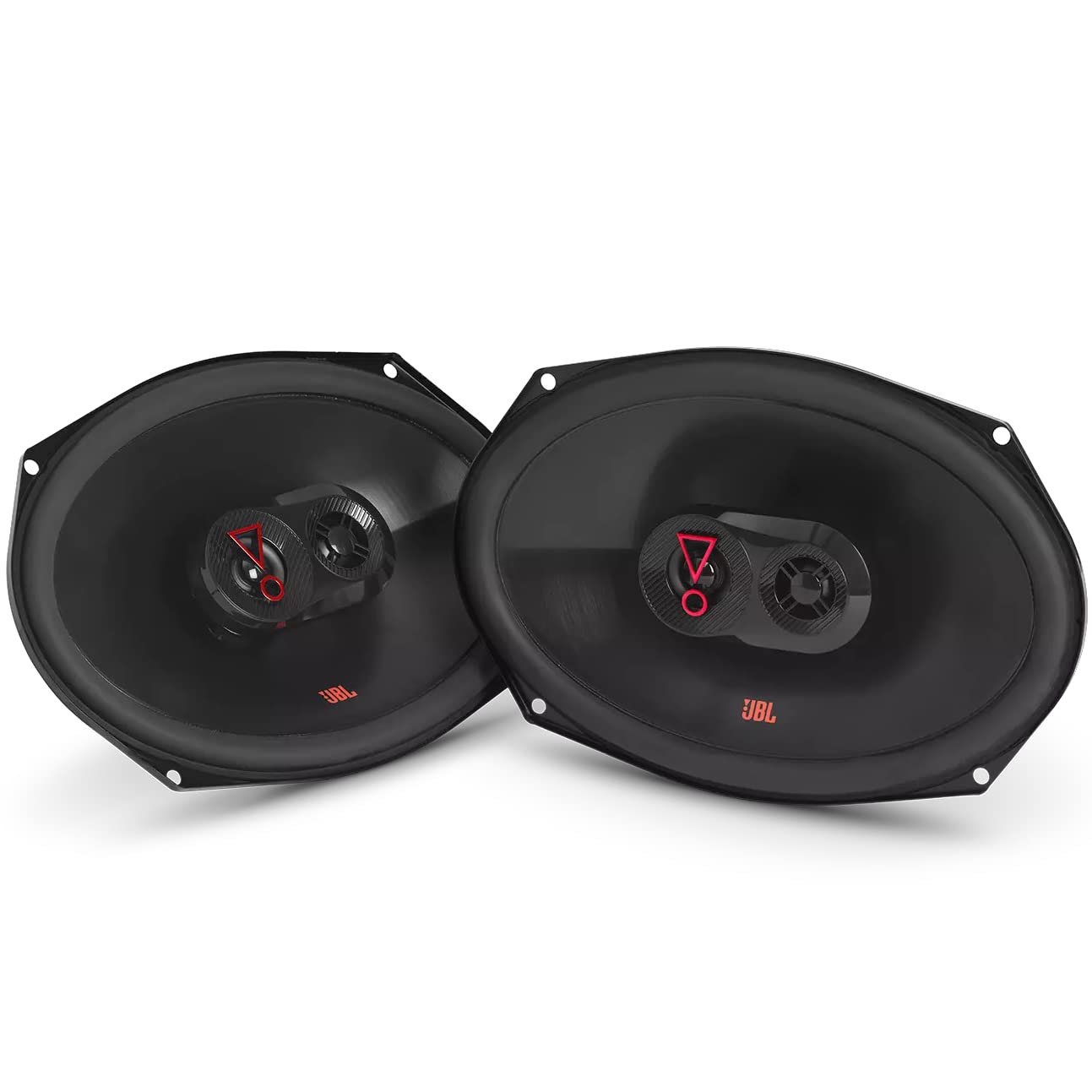 JBL Stage3 9637F 3-Wege Auto Lautsprecher Set von Harman Kardon ohne Gitter - 375 Watt KFZ Ovale Autolautsprecher Boxen - 6" x 9" (152 mm x 230 mm)