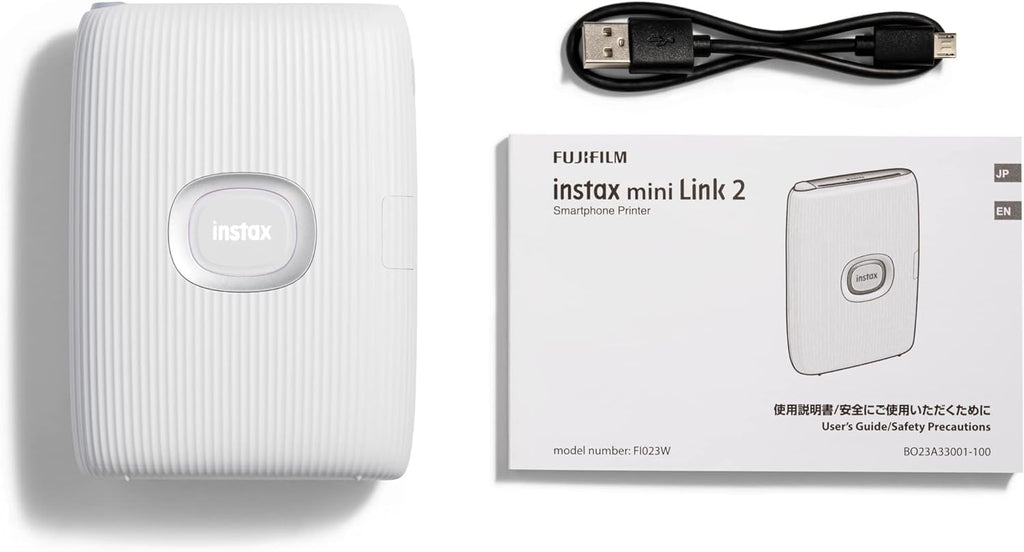 INSTAX Mini LINK2 Smartphone Printer, Clay White, Kompakt