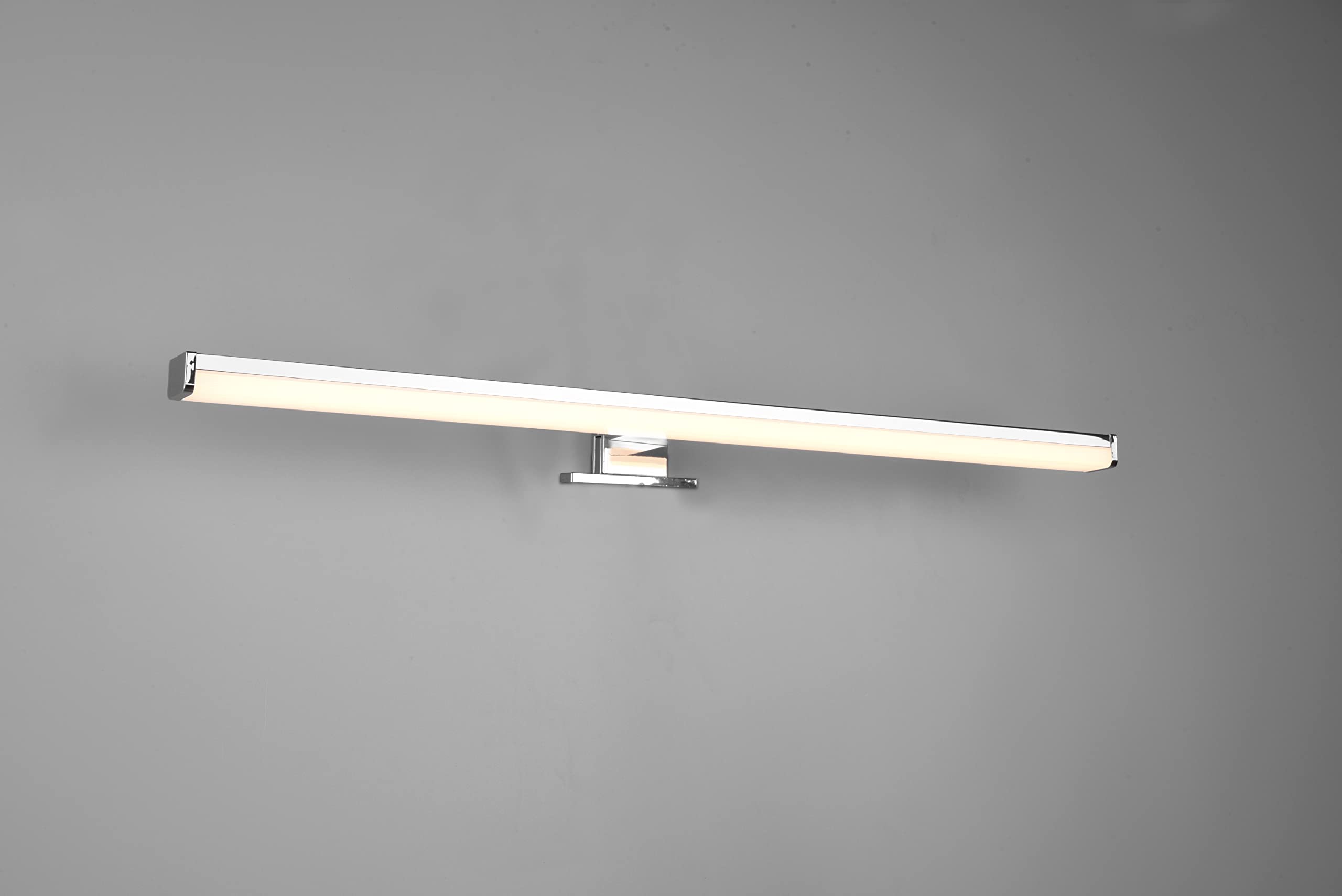 Trio Leuchten LED Bad Wandleuchte Lino 284116006, Kunststoff Chrom, inklusiv 11.5 Watt LED