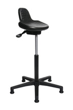Topstar 70590-0 STANDSTAR, Stehhocker, Arbeitshocker, Stehhilfe, Neigeverstellung, höhenverstellbar, Kunststoff, schwarz, 55 - 81/ 35/ 25 cm