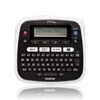 Brother PT-D200BWVP Beschriftungsgerät inklusive Netzadapter und Transportkoffer (für 3,5 bis 12 mm breite TZe-Schriftbänder, bis zu 20 mm/Sek. Druckgeschwindigkeit), Schwarz