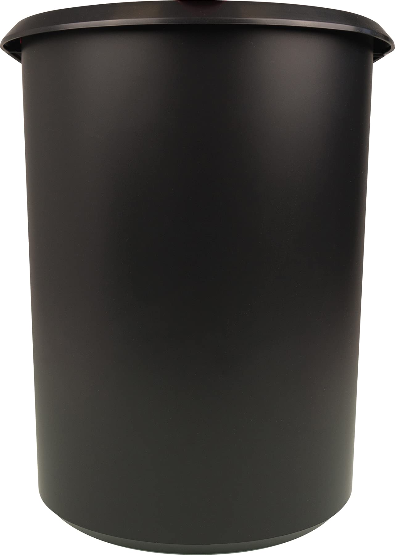 helit H6103795 - Papierkorb „the double“, 20 Liter/9 Liter, oval, schwarz, Mülleimer 2 Fächer