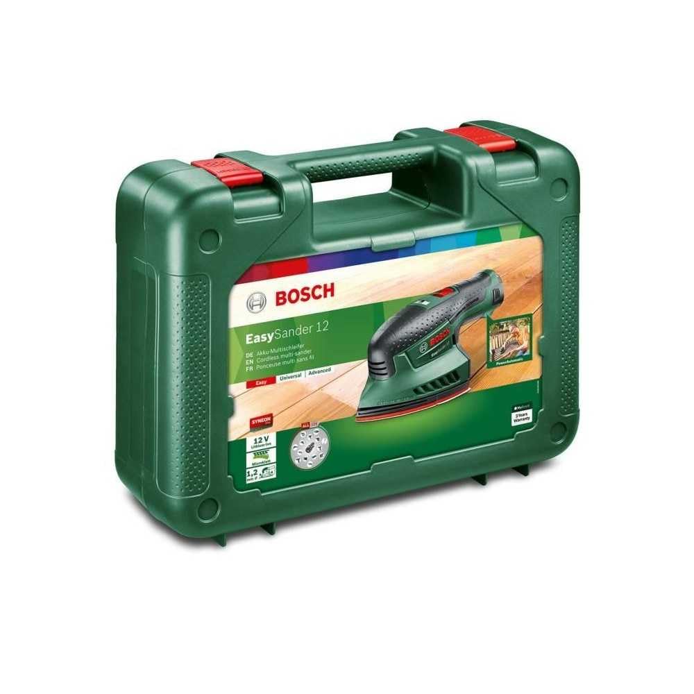Bosch Akku Multischleifer EasySander 12 (1Akku, 12 Volt System, im Koffer)