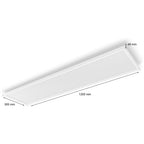 Philips Hue White Ambiance Aurelle smarte LED Panelleuchte, 120x30cm, Innenbeleuchtung, Smart Home Deckenleuchte für Schlafzimmer/Wohnzimmer, neue Generation, weiß