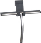 Sealskin Duschabzieher Deluxe, Glaswischer inklusive flexiblem Halter, Edelstahl poliert