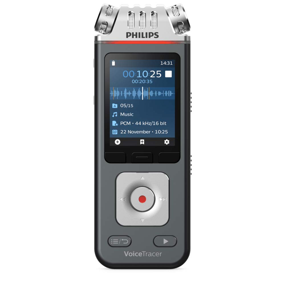Philips VoiceTracer Audiorecorder Diktiergerät DVT6110, DVT7110