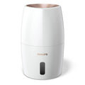 PHILIPS Luftbefeuchter 2000 Serie, hygienische NanoCloud-Befeuchtung, 99,97% weniger Bakterien, 200ml/h, 2L Wassertank, Ultra leise (33dB), Sensor, 3 Stufen, Auto&Schlafmodus, Timer, Weiß (HU2716/10)