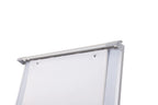 Bi-Office Mobiles Flipchart Smart, mit 5 Rollen, Magnetisch, Aluminiumrahmen, Tafelgröße 70 x 100 cm, Gesamthöhe 180 cm,Grau,