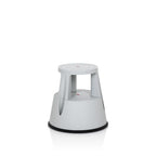 hjh OFFICE Tritthocker TIO-M I Kunststoff Elefantenfuß, Höhe 42 cm, bis 150kg belastbar, mit Rollen 830002 Hellgrau