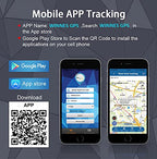 GPS Tracker Auto ohne ABO 150 Tage Standby, Echtzeit-Tracking, wasserdicht, Anti-Verlust-Alarm für Auto, LKW, Boot mit kostenloser App/Web