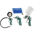 Metabo Druckluft-Werkzeugset LPZ 4 Set – 601585000 – Mit mit Adapter und Ballhohlnadel