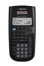 Texas Instruments TI-36X PRO Schulrechner (4-zeilig), nur mit französischer Anleitung und Sprache, 36PRO/TBL/1L1, BLACK
