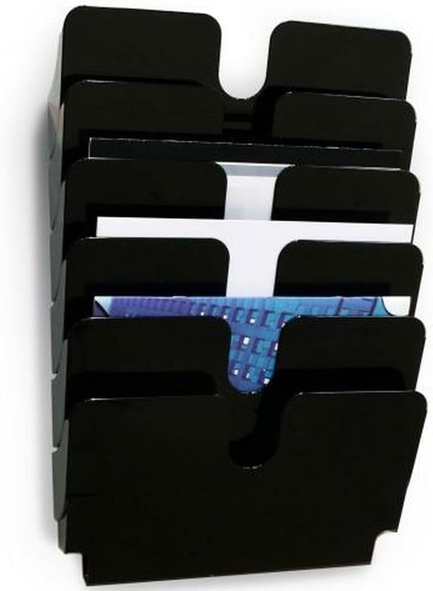 Durable Prospektspenderset (Flexiplus 6 Querformat, A4) 1 Set, schwarz, 1700014061