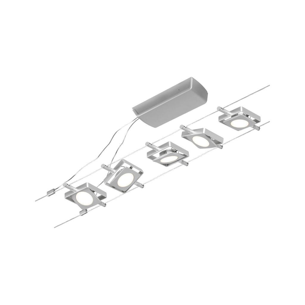 Paulmann Wire Systems Set MacLED 5x4,5W Chrom matt