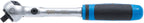 BGS 112 | Umschaltknarre mit Kugelkopf | feinverzahnt | 6,3 mm (1/4") | Schwenkkopf | ergonomisch | rutschfest | Knarre | Ratsche
